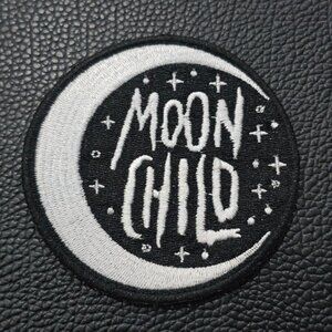 Killstar ✦ Moon Child Patch ✦ Occult Celestial Crescent Moon Embroidered OS